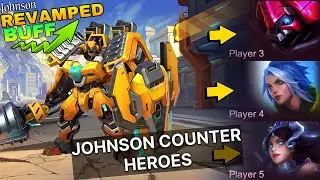 NEW BUFF JOHNSON ( Wreck King Skin Revamped ) | JS INSANE SHIELD SKILL!? ~ Mobile Legends: Bang Bang