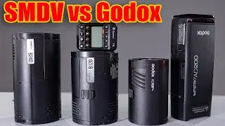 SMDV B120 and B240 HSS flashes vs Godox AD100 and AD200 for photography