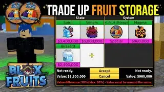 How To Trade Up to FRUIT STORAGE! 🎒✨ | Blox Fruits