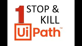 #1 - UiPath Orchestrator | Difference Between STOP & KILL Actions in UiPath | Sudheer Nimmagadda