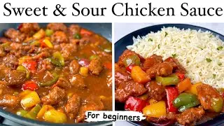 How to make Sweet & Sour Chicken Sauce for beginners | step by step | Chinese sauce