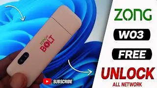 Zong Wingle W03 Unlock | Zong Wingle W03 Unlock All Network Sim | Zong Wingle Unlock By Tech Tube