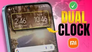 How To Set Dual Clock on Xiaomi Redmi POCO Phones | Make a Second Clock on MI Screen