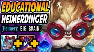 A VERY EDUCATIONAL HEIMERDINGER GAMEPLAY! Heimerdinger midlane guide......