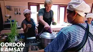 Gordon Ramsay Tries & Cooks A Traditional Fish Amok In Cambodia  | Gordons Great Escape