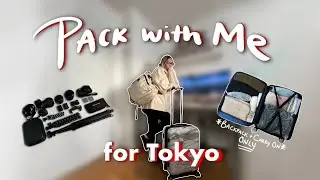 PACK WITH ME TO TOKYO JAPAN!! 🇯🇵 | two weeks in a carry on and backpack ✈️