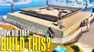 HOW did they Build this GIGANTIC 30x30 BASE? (Rust Base Tours)