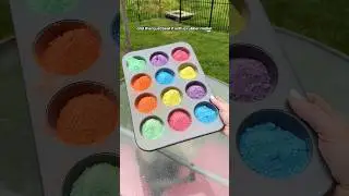 You gotta try this 🎨 #outdooractivities #outdooractivitiesforkids #kidactivity #toddleractivities