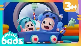 Snow Buddies! ☃️ | 🌈 Minibods 🌈 | Preschool Learning | Moonbug Tiny TV