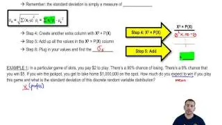 Determining the Mean and Standard Deviation of a Discrete Random Variable