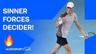 Jannik Sinner FIGHTS BACK to force decider against Daniil Medvedev 😳 | Australian Open 2024 🇦🇺