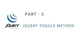 JQuery Tutorial |  Toggle() method