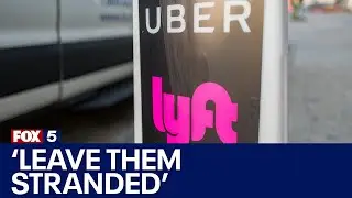 Uber, Lyft drivers shut down apps, boycott at Atlanta airport | FOX 5 News