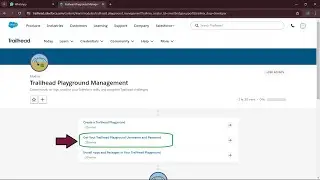 Trailhead Playground Management || Get Your Trailhead Playground Username and Password || Quiz Ans