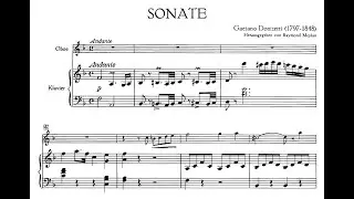 Gaetano Donizetti - Oboe Sonata, A 504