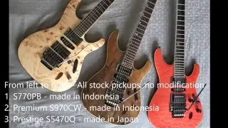 Ibanez S Shootout - Regular, Premium & Prestige