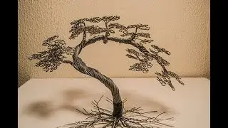 como hacer un  arbol de alambre