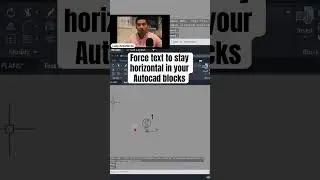 Force text to stay horizontal in your #Autocad #blocks