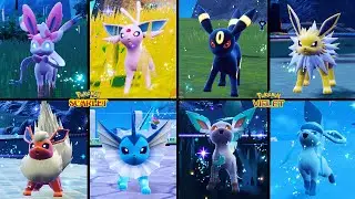 Pokemon Scarlet & Violet - How to Evolve Eevee into ALL 8 Eeveelutions