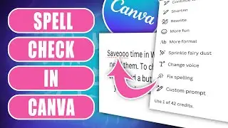 Canva Spell Check - how to use the spell check in canva