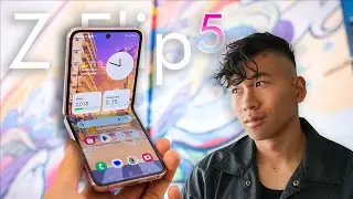 Galaxy Z Flip 5 Review (Lavender) ~ Who Would Actually Use This?