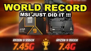 TechQuickie | MSI Sets AMD Ryzen 9000 Zen 5 Overclocking World Record... 🎉🎉