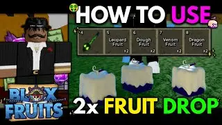 How To Use 2x FRUIT DROP! 💸💰 | Blox Fruits UPDATE 20 🔥