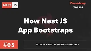 #05 How Nest JS App Bootstraps | Nest JS Project & Modules | A Complete Nest JS Course