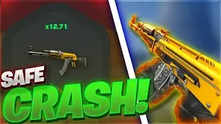 The SAFEST CRASH STRATEGY EVER!!! EASY PROFIT!!! (CSGOROLL) | AidenGambles