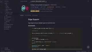 VS Code for AdonisJs Development #2 - Edge templating support