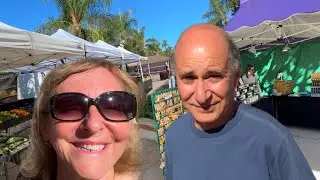 Garden Produce Jewelry Food & Butterflies *Visiting an Evening Farmers Market in Southern California