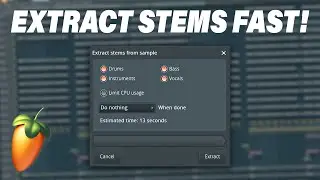 How To Extract Stems In FL Studio Using AI // Stem Seperation Tool Tutorial