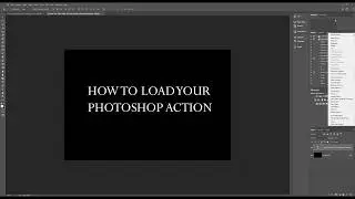 How to Install Photoshop Actions