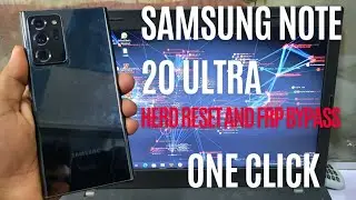 Samsung Galaxy note 20 ultra-Herd Reset-frp bypass by unlock tool Android 13 latest security