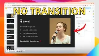 How to Remove a Transition from a Slide in Google Slides