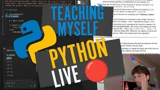 Teaching Myself Python LIVE 🔴 | Data Structures and Algorithms + Neet Code + Project! | 02-07-2025