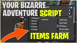 [YBA UPDATE] Roblox Your Bizarre Adventure Script Auto Farm And Items Farm Pastebin 2024