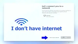 How to install Win11 without internet