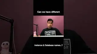 Can we have different instance and database names ?