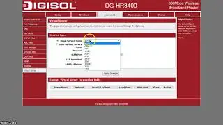 Forwarding Port 80 in Digisol DG HR340