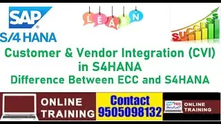 S4HANA 2021|| CVI Integration in S4HANA|| Customer & Vendor Integration with Business Partner