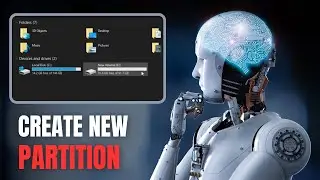 How to Create Partition in any Windows | Create New Drive (2024)