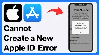 Fix “Your account cannot be created at this time” on iPhone | Apple ID Could Not Create Account