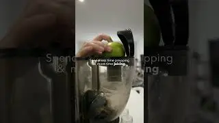 🥬 Whole Apples and Leafy Greens In REVO830 Whole Slow Juicer @BestCutFilmsVancouver