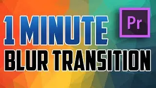 Premiere Pro CC : How to do Blur Transition Effect