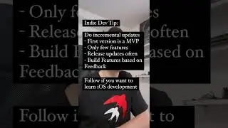 Tip for indie developers #shorts #swiftui #xcode #appledeveloper #appstore #indiedeveloper