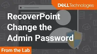 How to change the admin user password from the admin interface in RecoverPoint