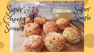 EASY CHEESE SCONE RECIPE - Super Easy & Super Cheesy! For Beginners