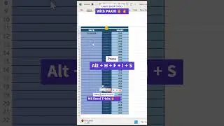 🔥Fill Date Series in Excel😱 | Fill Dates Automatically in Excel❓💯   #shorts #excel #youtubeshorts