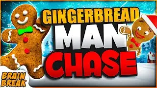 Gingerbread Man Chase |  Christmas Brain Break | GoNoodle | Just Dance